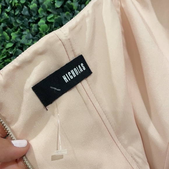 Nicholas Bonded Crepe Front Wrap Dress - Picture 4 of 7